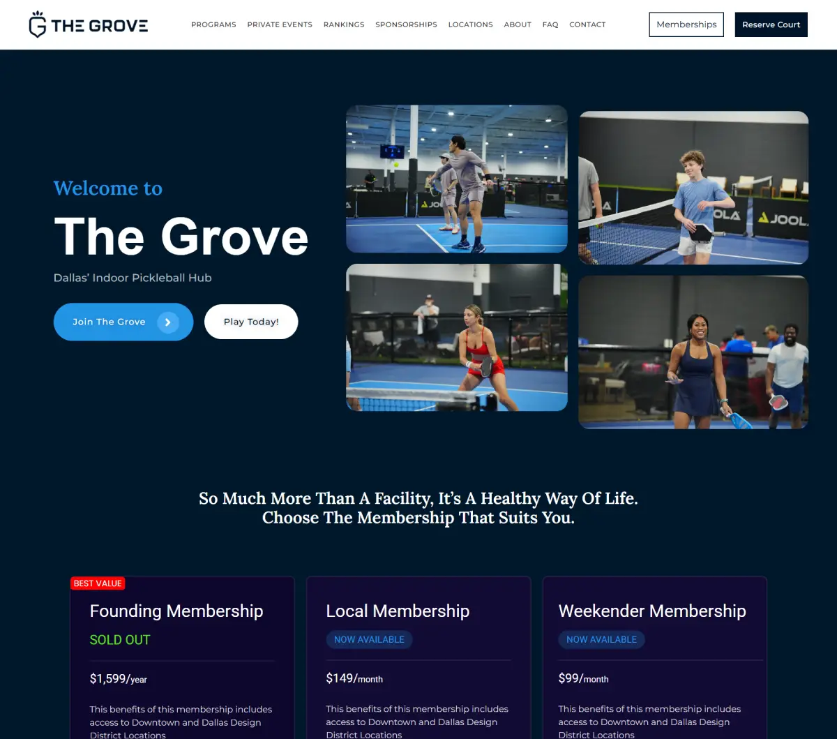 Startup Website