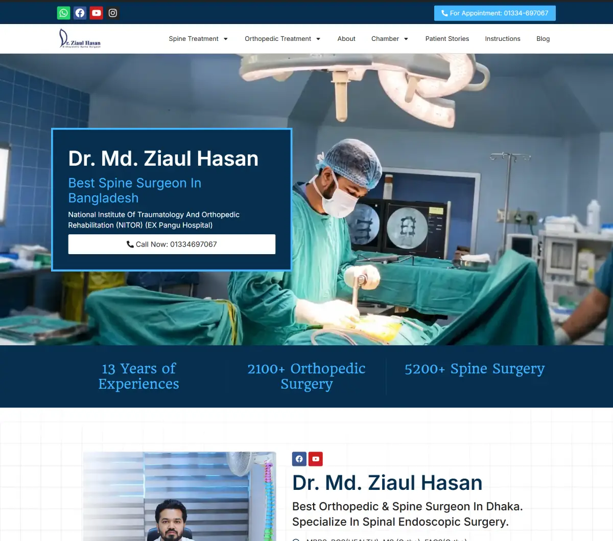 Dr. Ziaul Hasan Website